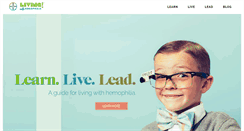 Desktop Screenshot of livingwithhemophilia.com